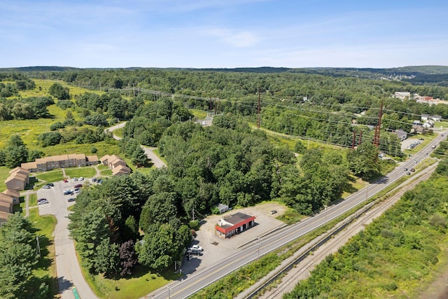 442-448 Maine Ave, Farmingdale, ME 04344 - drone / aerial view of a heavily wooded area