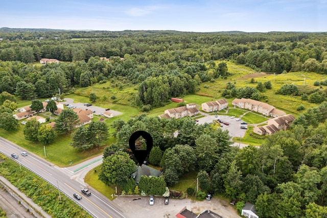 442-448 Maine Ave, Farmingdale, ME 04344 - drone / aerial view of a heavily wooded area