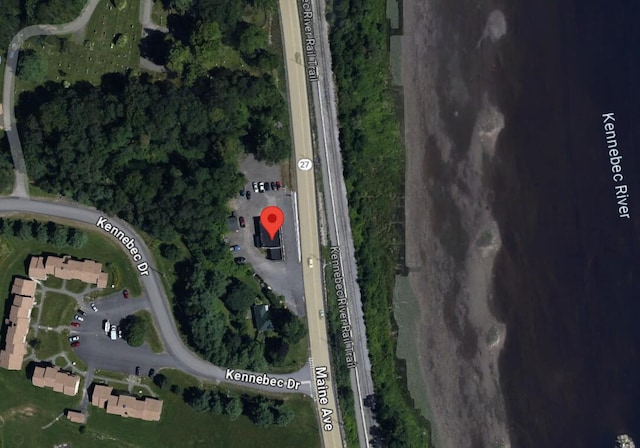 442-448 Maine Ave, Farmingdale, ME 04344 - aerial overview of property's location