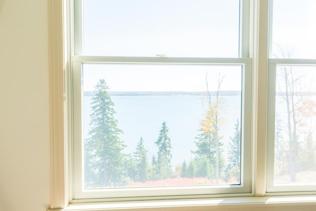 details with a water view