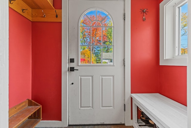 view of mudroom