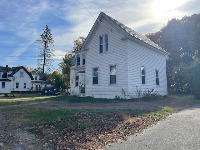 view of side of property