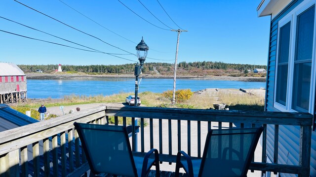 view of water feature