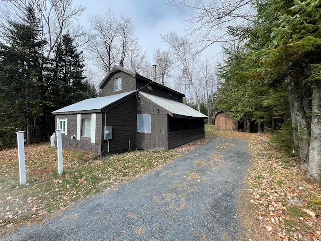 view of side of home