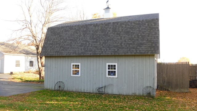 view of outdoor structure