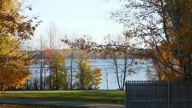 view of water feature