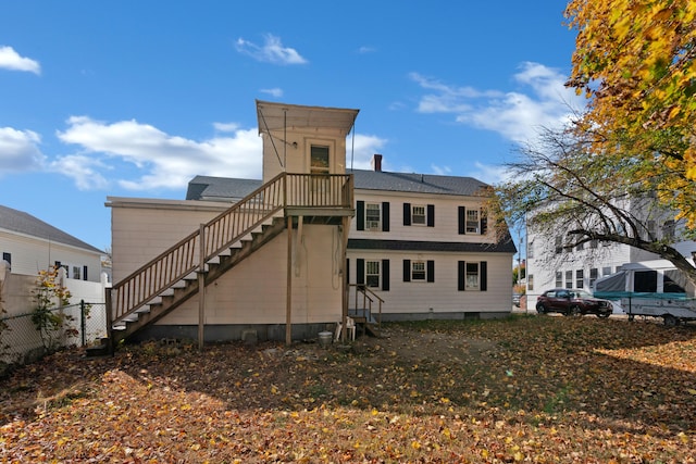 view of back of property