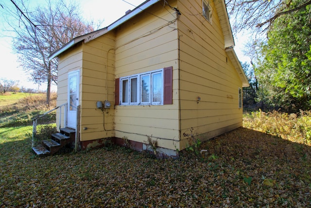 view of side of property