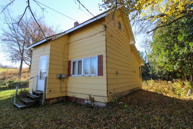 view of side of home