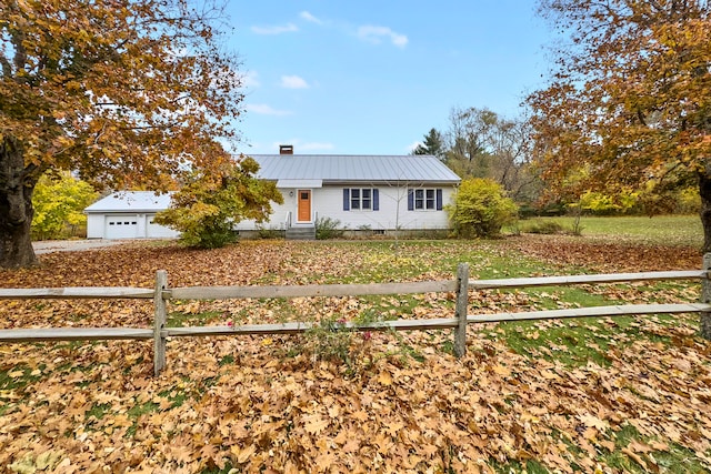 view of front of home