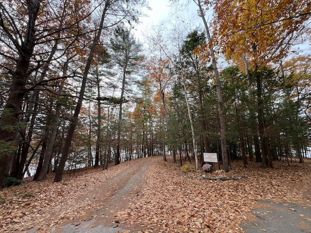 view of road