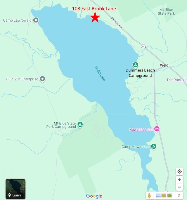 108 E Brook Ln Unit 17, Weld, ME 04285 - map / location