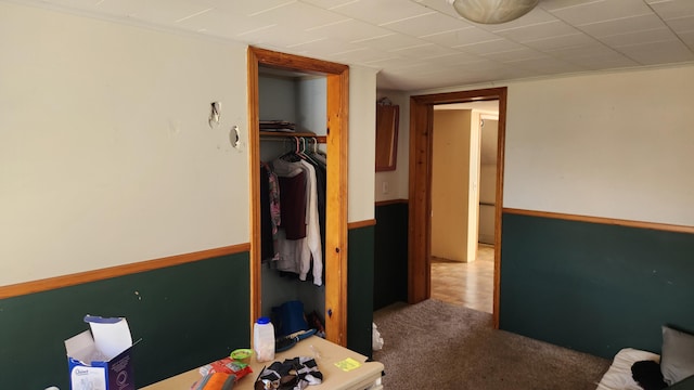 185 Knox St, Millinocket, ME 04462 - bedroom with carpet flooring and a closet