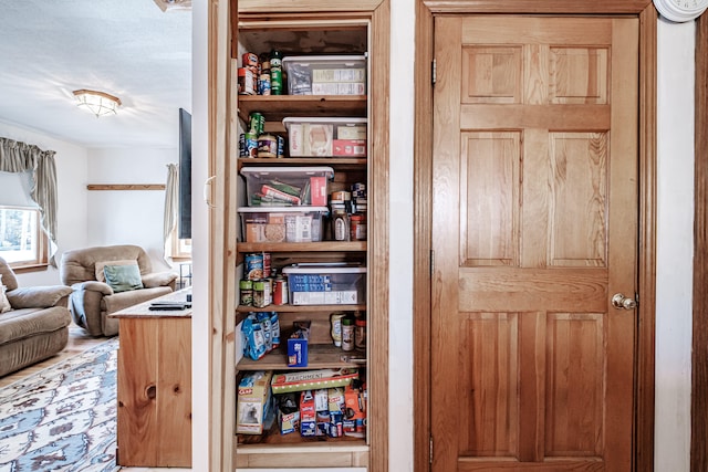 view of pantry