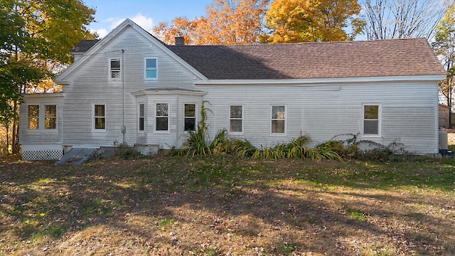 view of rear view of property