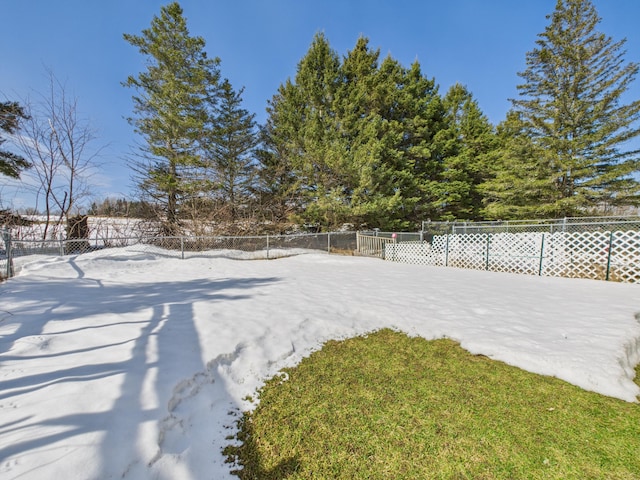 1388 Van Buren Rd, Connor Twp, ME 04736 - view of yard featuring fence