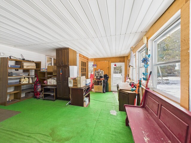 1388 Van Buren Rd, Connor Twp, ME 04736 - view of sunroom