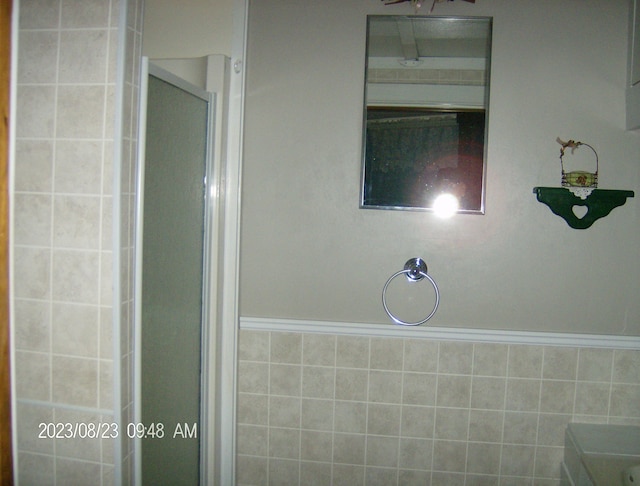 162 Hill Rd Unit T1 R9, Wels, ME 04462 - bathroom with a shower stall
