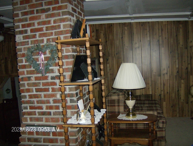 162 Hill Rd Unit T1 R9, Wels, ME 04462 - details featuring wood walls