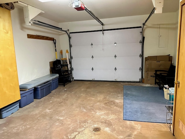 6071 Village On The Green Rd Unit G-11, Carrabassett Valley, ME 04947 - garage with a garage door opener