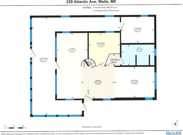 229 Atlantic Ave, Wells, ME 04090 - floor plan / room layout