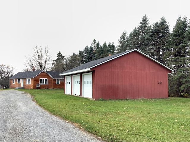 exterior space featuring a yard