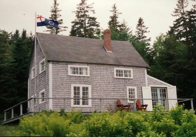 view of back of property