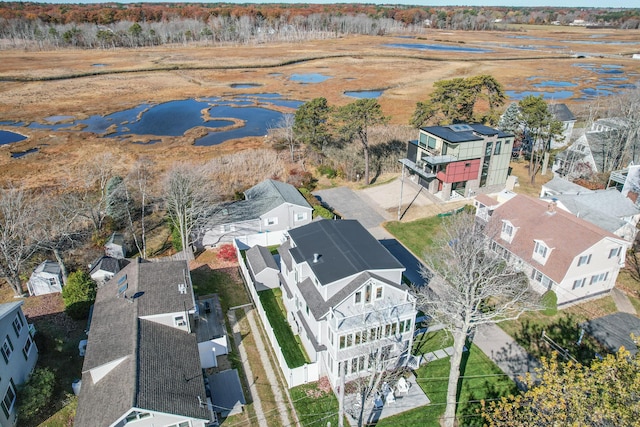 167 S Tibbetts Ave, Wells, ME 04090 - aerial view of residential area featuring a nearby body of water