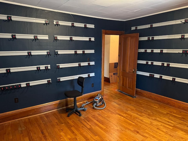17 York St, Mars Hill, ME 04758 - unfurnished room with wood finished floors and baseboards