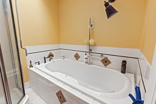 88 Piddock Ln, Fayette, ME 04349 - bathroom featuring a bath and a stall shower