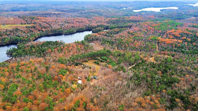 88 Piddock Ln, Fayette, ME 04349 - aerial view of property and surrounding area featuring a nearby body of water
