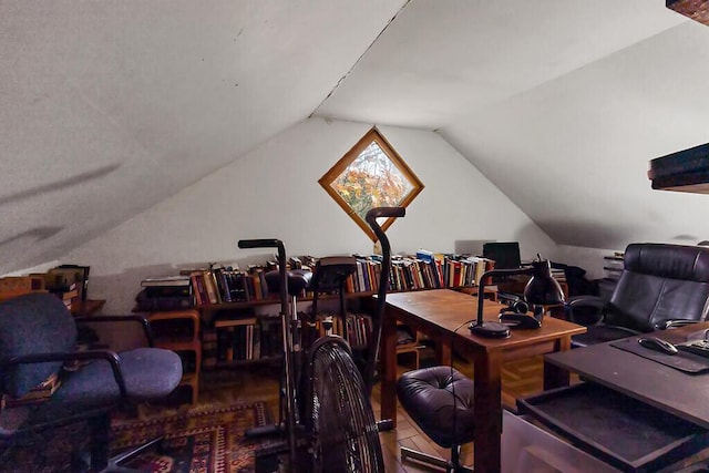 88 Piddock Ln, Fayette, ME 04349 - office space with vaulted ceiling