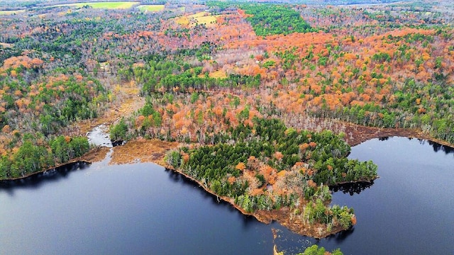 88 Piddock Ln, Fayette, ME 04349 - aerial overview of property's location featuring a nearby body of water