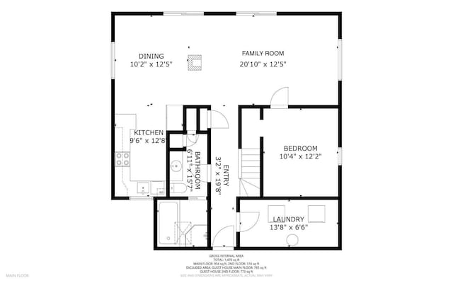 88 Piddock Ln, Fayette, ME 04349 - view of floor plan / room layout