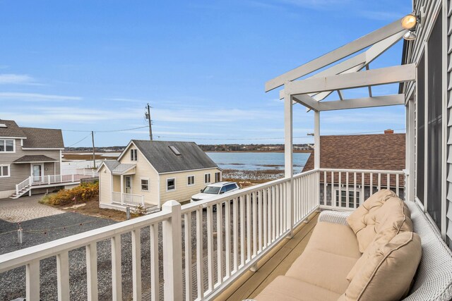9 Robert Ln, Wells, ME 04090 - balcony featuring a water view