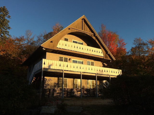 view of rear view of house