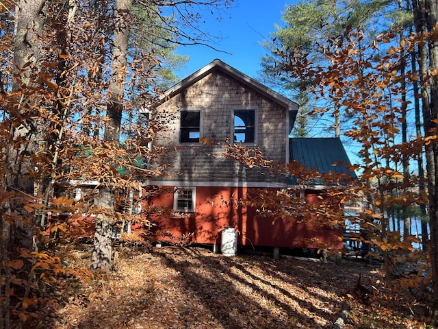 view of rear view of property