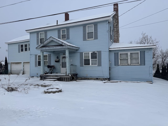 front facade featuring a garage