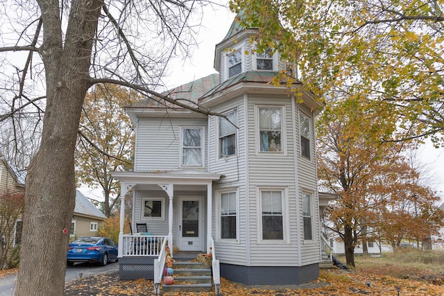 victorian house with covered porch