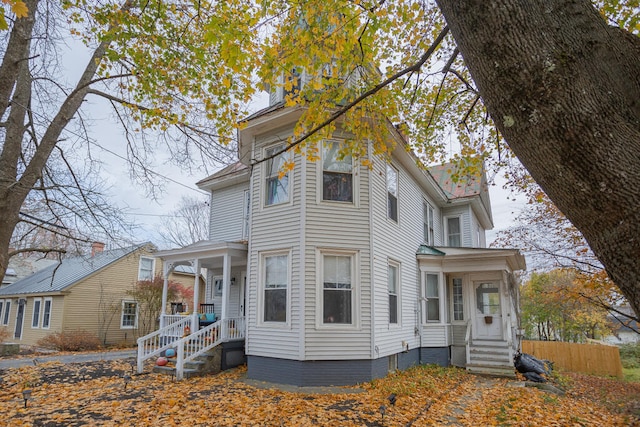 view of victorian house