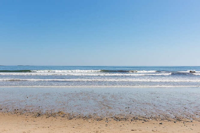 water view featuring a beach view