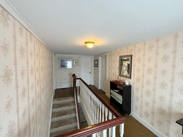77 Fletcher St, Kennebunk, ME 04043 - stairway with baseboards