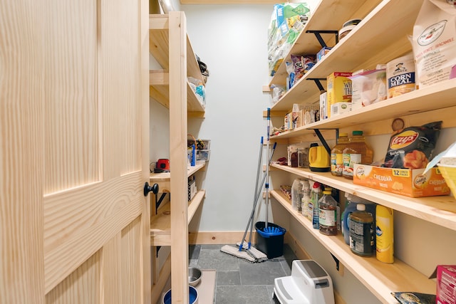 view of pantry