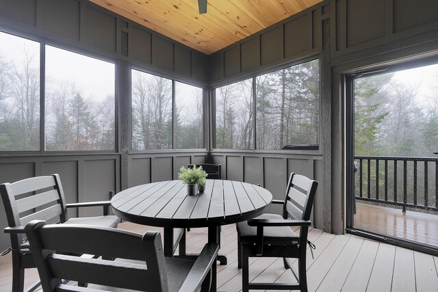100 Morganite Way, Newry, ME 04261 - sunroom / solarium with outdoor dining space