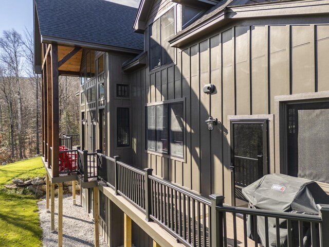 100 Morganite Way, Newry, ME 04261 - view of side of home featuring roof with shingles and board and batten siding