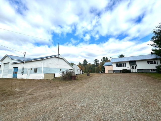 view of side of property