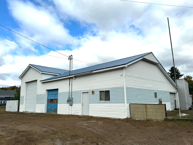 view of back of property