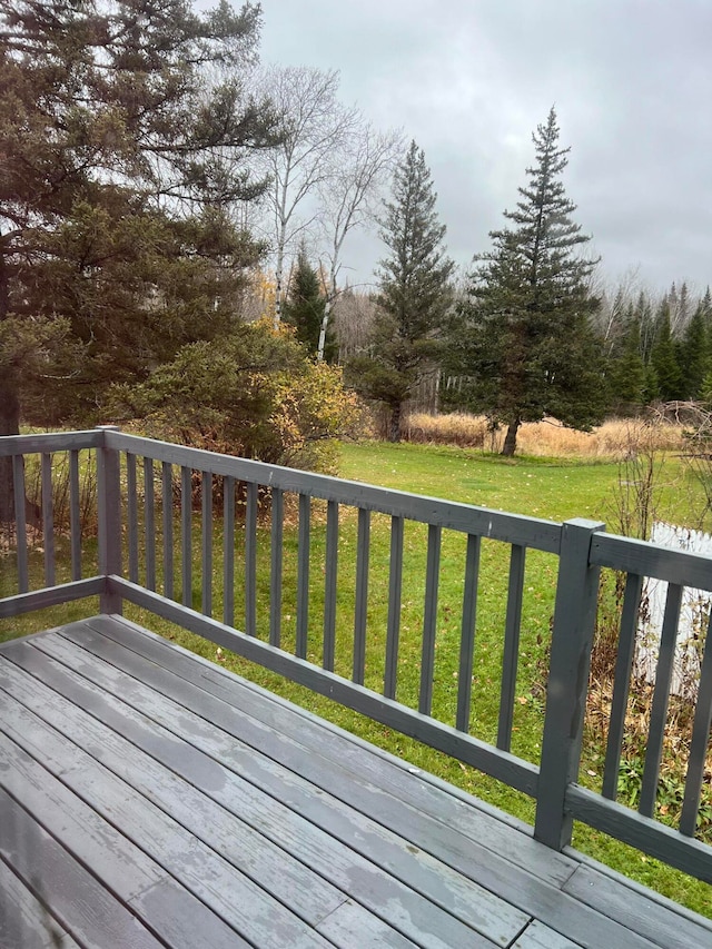 752 Caribou Rd, Fort Kent, ME 04743 - deck with a yard