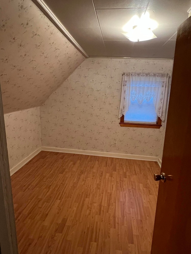 752 Caribou Rd, Fort Kent, ME 04743 - bonus room with vaulted ceiling and wood-type flooring