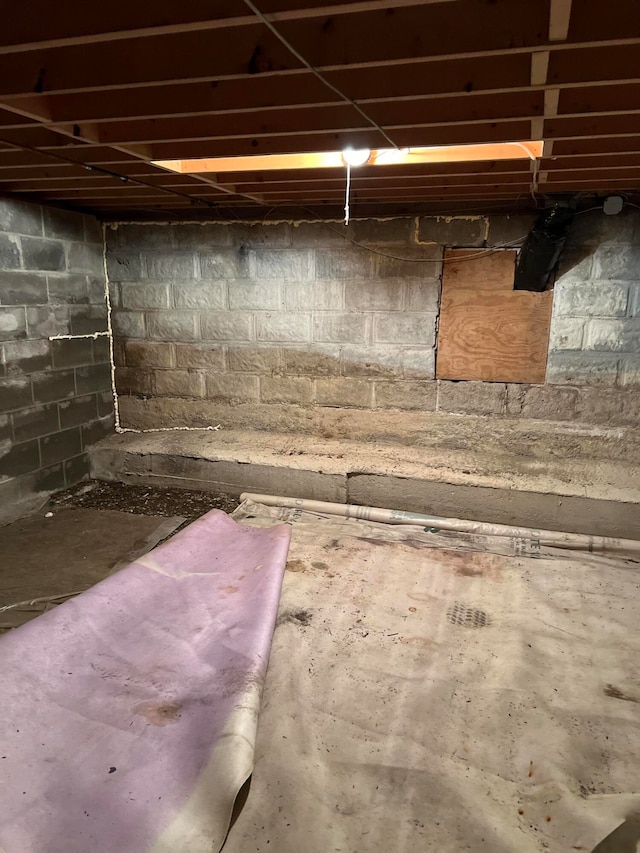 752 Caribou Rd, Fort Kent, ME 04743 - view of basement